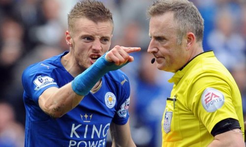 Leicester's Jamie Vardy charged by Football Association over dismissal