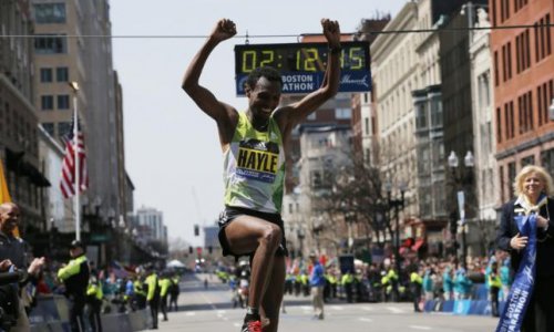 Ethiopians sweep Boston Marathon