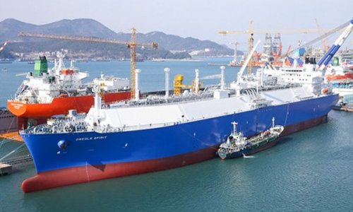 The first tanker with the American gas went to Europe