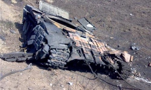 Müdafiə Nazirliyi Tərtərdə vurulan erməni tankı haqda məlumat yaydı