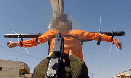ISIS crucifies and executes captives in ‘video game killing’