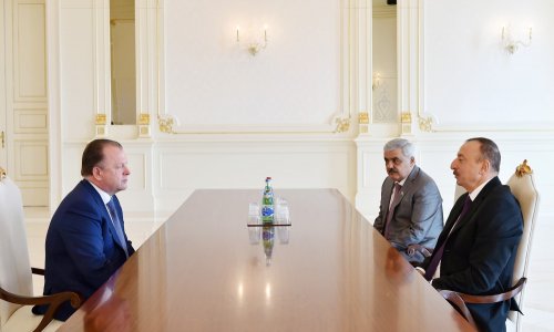 İlham Əliyev Beynəlxalq Cüdo Federasiyasının prezidentini qəbul etdi