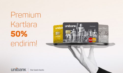 Unibank снизил на 50% стоимость своих премиальных карт