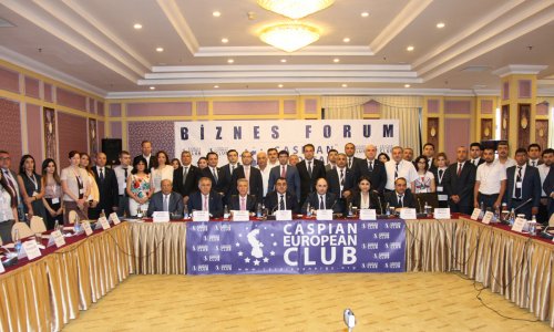 Vergilər Nazirliyi və Caspian European Club birgə biznes-forum keçirdi - FOTOLAR