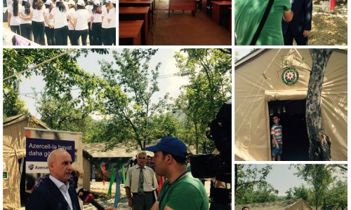 Azercell принял участие на «Лагери солидарности» в Лахыдже - ФОТО