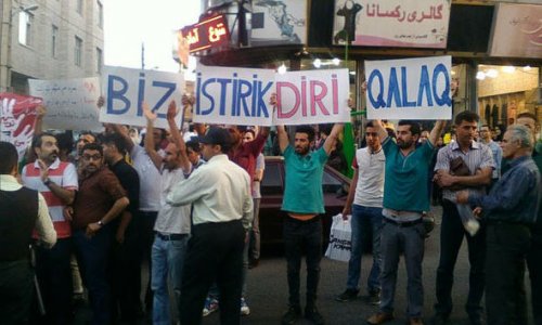 İranda azərbaycanlılar ayağa qalxdı – FOTO 
