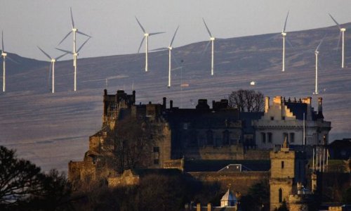 Şotlandiyada bütün ölkə alternativ enerji ilə təmin edilib