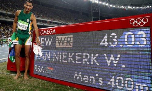 Wayde van Niekerk breaks world record to win Olympic gold