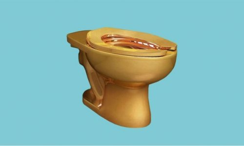 Guggenheim Museum's 18-carat gold toilet to open to public