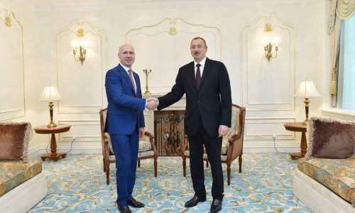 Azərbaycan Prezidenti Moldovanın Baş naziri ilə görüşdü