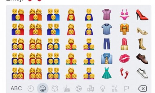 Emojis for single parent families