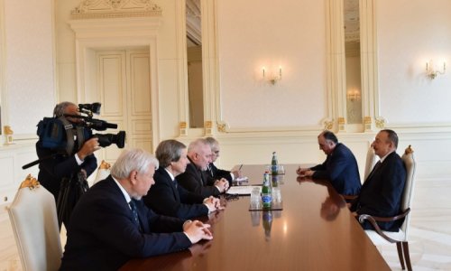 Ilham Aliyev received OSCE Minsk Group co-chairs