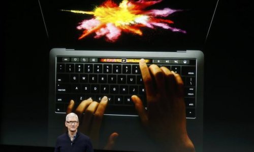 Apple adds touch screen keys to MacBook Pro