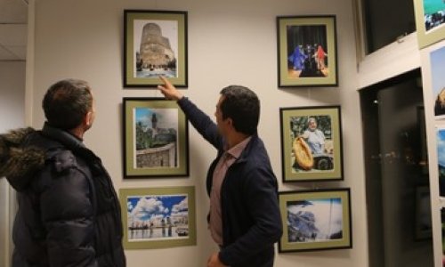 Azerbaijani photo correspondent presents his works in Norway