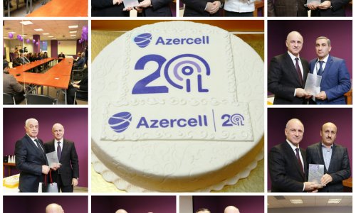 Azercell şirkətdə 20 il çalışan işçilərini mükafatlandırdı