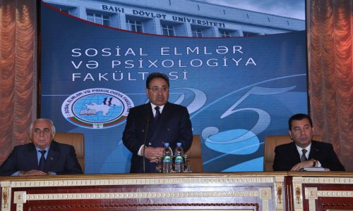 BDU-nun Sosial elmlər və psixologiya fakültəsinin 25 illiyi qeyd edildi - FOTOLAR