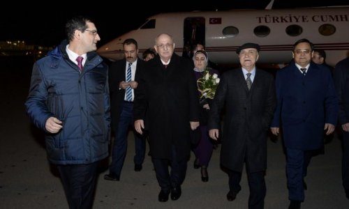 Speaker of Turkish parliament arrives in Azerbaijan