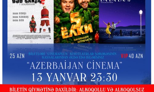 «Ночь в кино» в легендарном кинотеатре «CinemaPlus Azerbaijan»