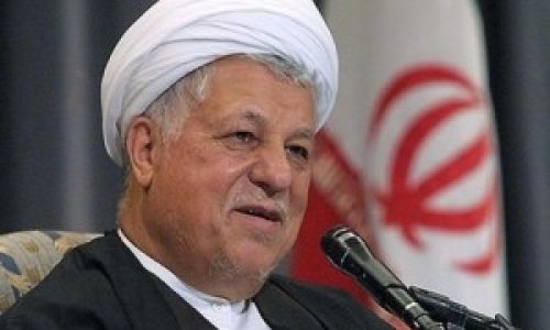 Memorial book for late Hashemi Rafsanjani in Baku