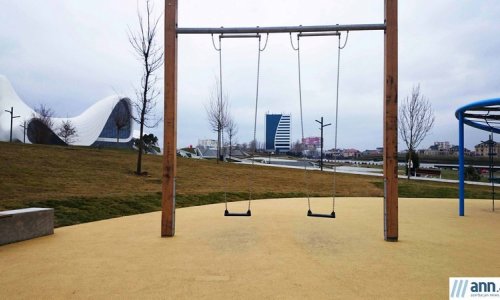 Bakıda avstriyalı memarın layihələndirdiyi parkdan - FOTOLAR