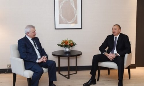 President Ilham Aliyev met with LUKOIL president