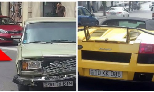 Bakıda “Lamborghini” ilə 07 toqquşdu