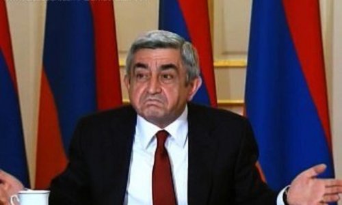 Sarkisyan yenidən biabırçı durumda