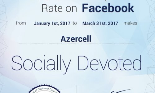 Azercell “Socially devoted” sertifikatına layiq görülüb