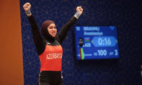 Bakı-2017: 5 rekord yeniləyən ağır atletimiz çempion oldu
