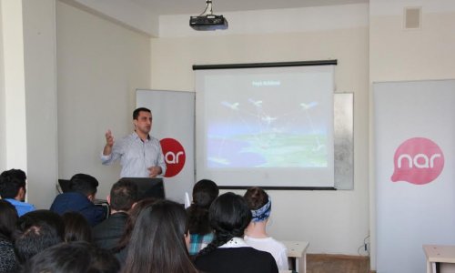 “Nar” has organized training on mobile communications for students