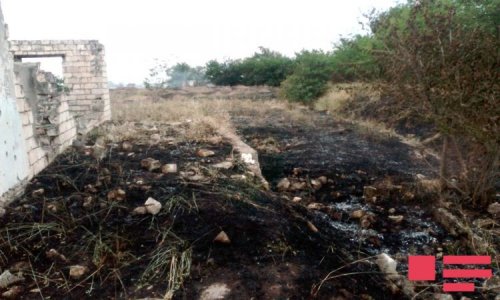 В результате обстрела армян в Агдаме произошел пожар