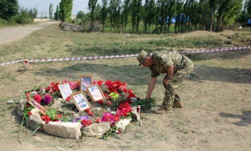 Zakir Həsənov  Zəhranın öldürüldüyü yerdə -  FOTO