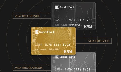 Kapital Bank 3 valyutalı Visa Trio kartlarını təqdim edir