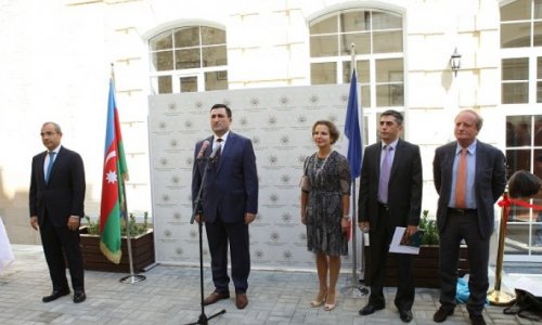 Bakıda Azərbaycan-Fransız Universitetinin yeni binasının açılışı olub