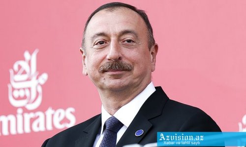 İlham Əliyev Neftçalaya səfər edib