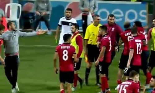 «Qəbələ»nin futbolçuları arasında dava