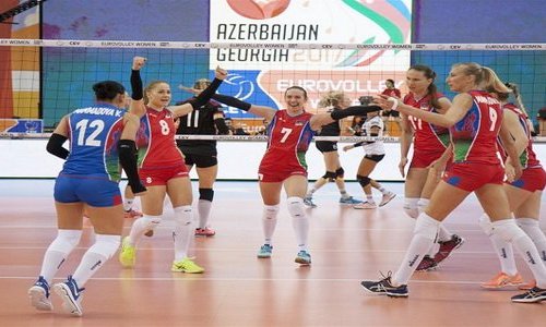 Qadın voleybolçularımız yarımfinala vəsiqə qazandı