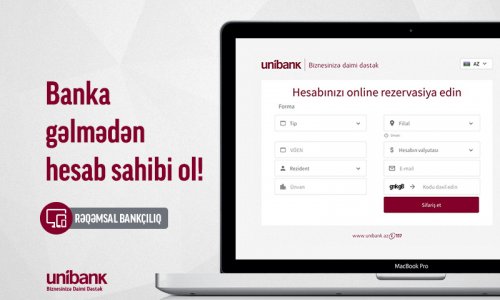 Unibank biznes sahibləri üçün yeni xidmət təklif edir