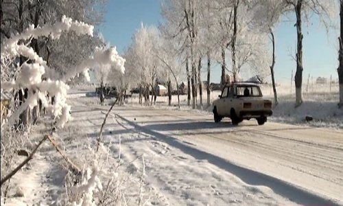 Şamaxı və İsmayıllıda yollar buz bağlayıb 