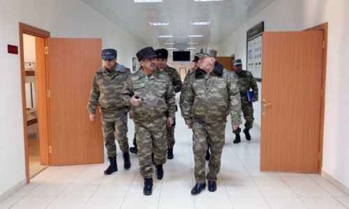 Фуад Алескеров и Закир Гасанов на линии фронта - ФОТО