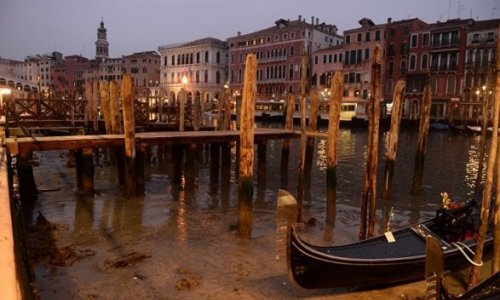 Venesiyada məşhur kanallar quruyub
