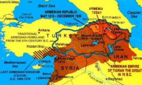Ermənistanın İrana  qarşı ərazi iddiaları
