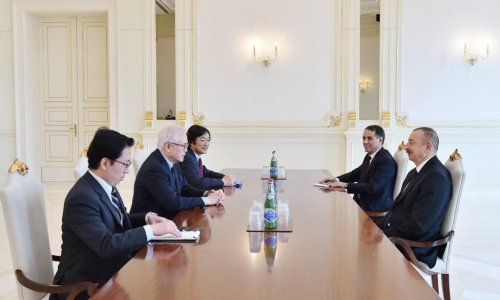 Prezident Yaponiya Baş nazirinin xarici siyasət məsələləri üzrə müşavirini qəbul edib 