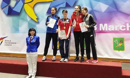 Millimiz Ukraynada on medal qazandı