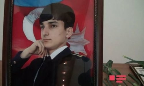 Şəhid olmuş əsgərin medalı ailəsinə təqdim edilib