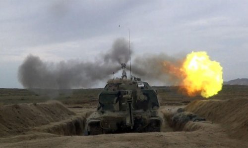 Azerbaycan Ordusunun İnanılmaz Atəş Gücü - VIDEO
