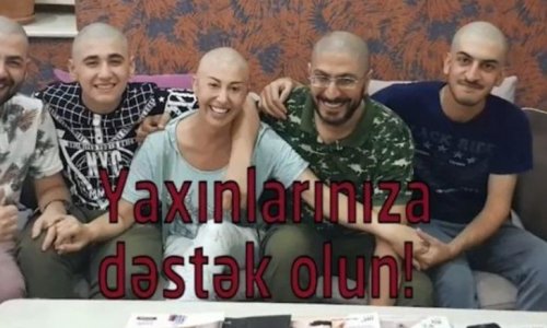 İlqar Mikayıloğlunun xanımı başını keçəl etdi - Ailəsi dəstək oldu+Video