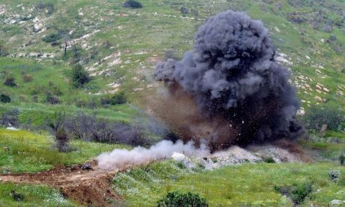 MN: Ermənistan silahlı qüvvələrinin mövqeyində partlayış baş verib - VİDEO