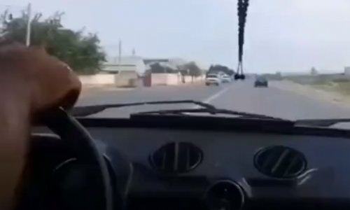 Sumqayıtda sürücü öz ölüm anını belə çəkdi- VIDEO