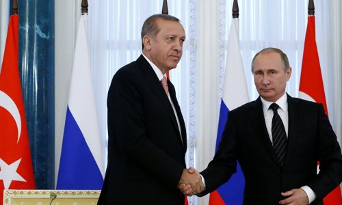 Ərdoğanla Putin arasında görüş başladı